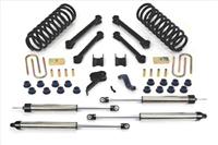 FABTECH 2003 to 2008 Dodge Ram 2500 and 3500 4WD 4.5 Inch Performance System w/Dirt Logic Shocks